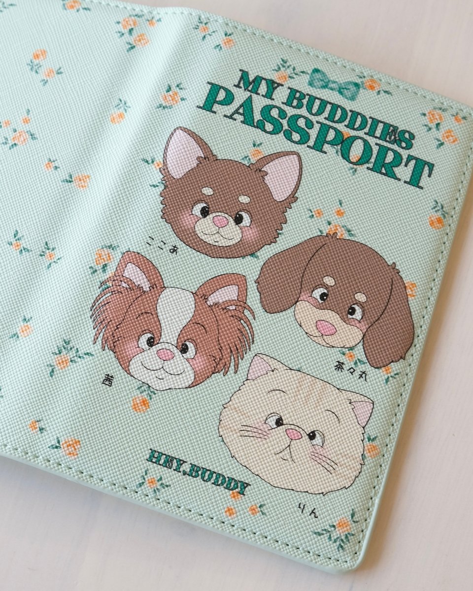 PASSPORT - floral - HEY,BUDDY