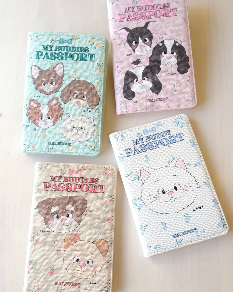 PASSPORT - floral - HEY,BUDDY