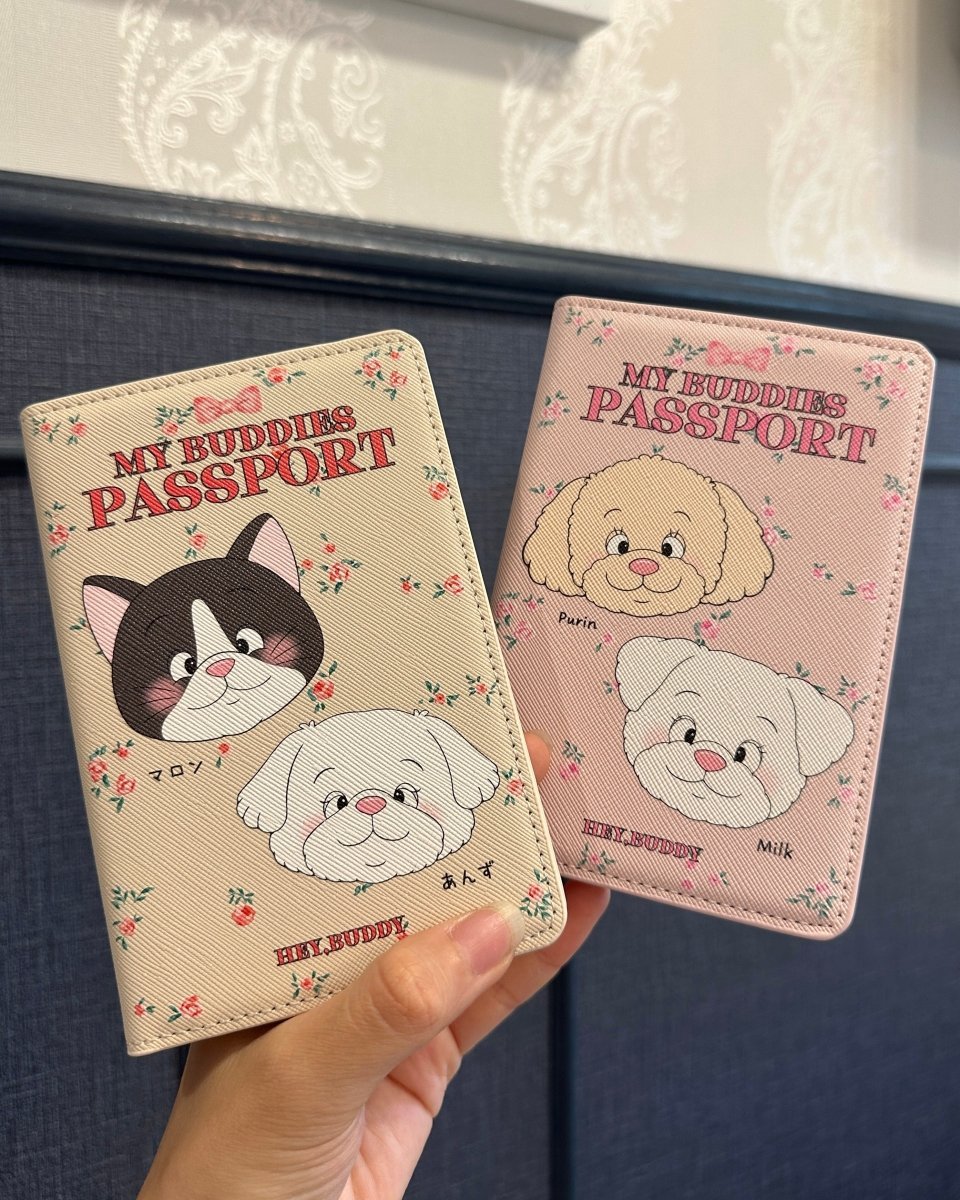 PASSPORT - floral - HEY,BUDDY