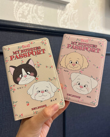 PASSPORT - floral - HEY,BUDDY