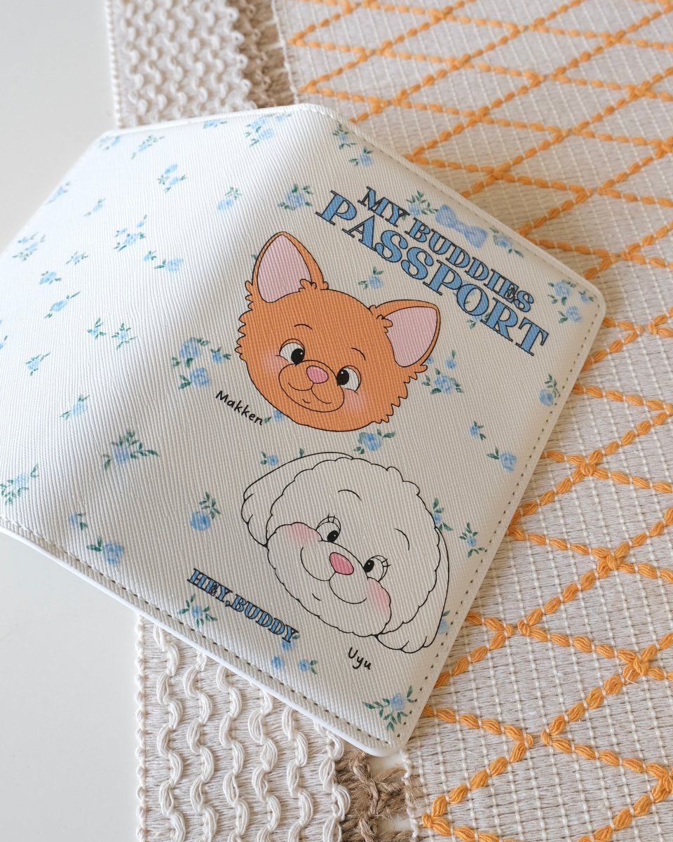 PASSPORT - floral - HEY,BUDDY