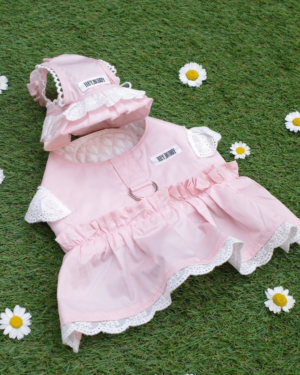 pastel lace bonnet - HEY,BUDDY