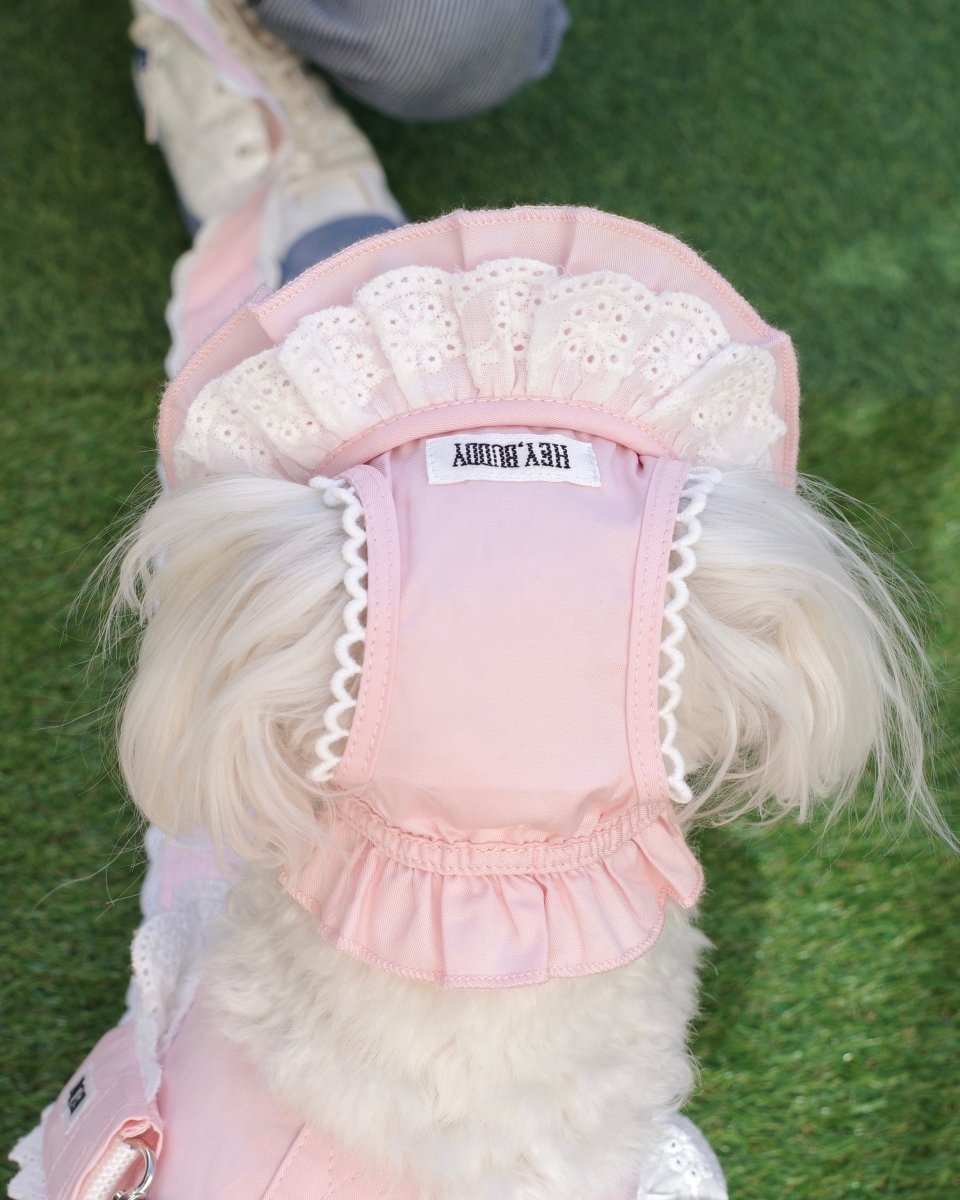 pastel lace bonnet - HEY,BUDDY