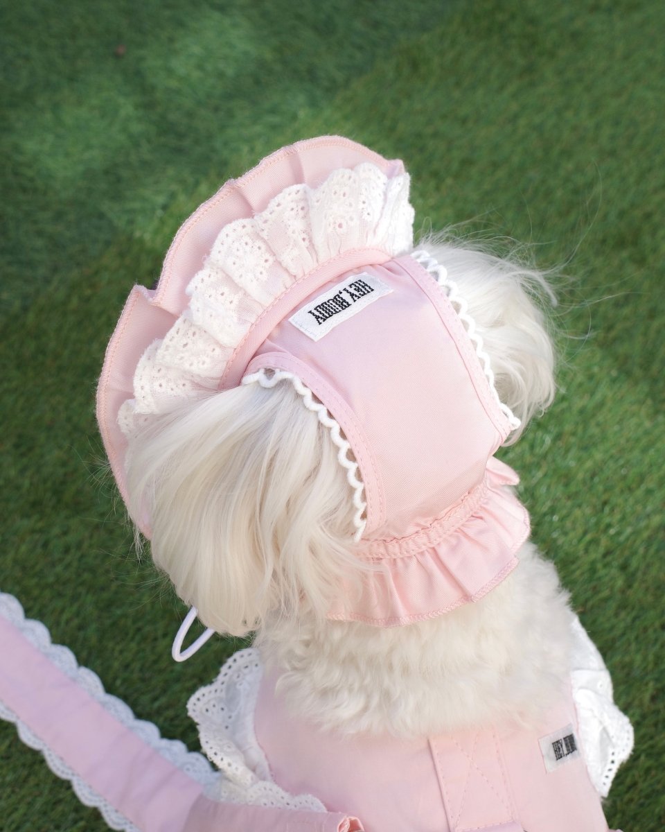 pastel lace bonnet - HEY,BUDDY