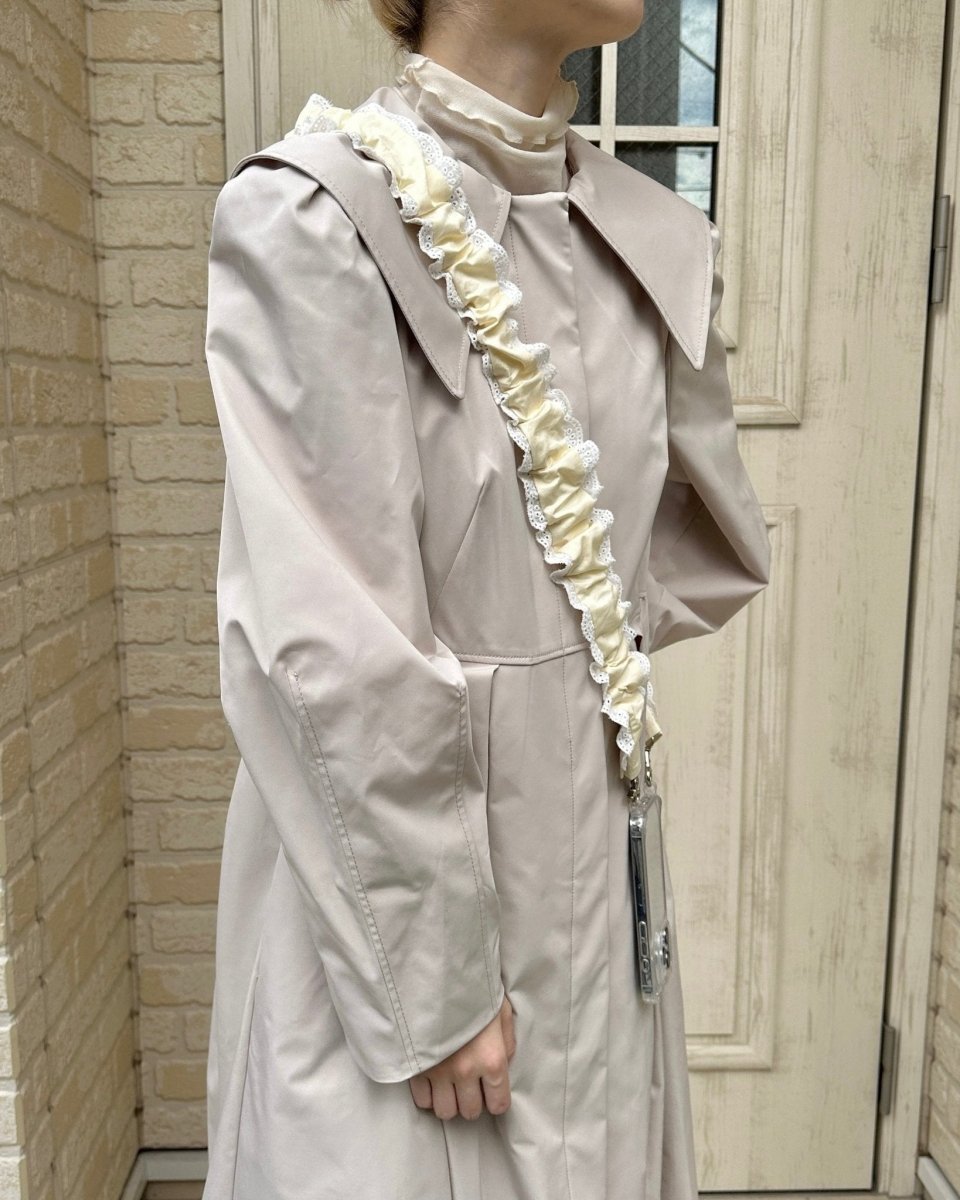 pastel lace shoulder strap - HEY,BUDDY