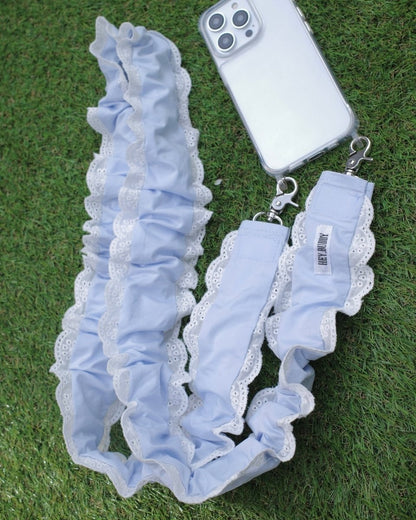 pastel lace shoulder strap - HEY,BUDDY