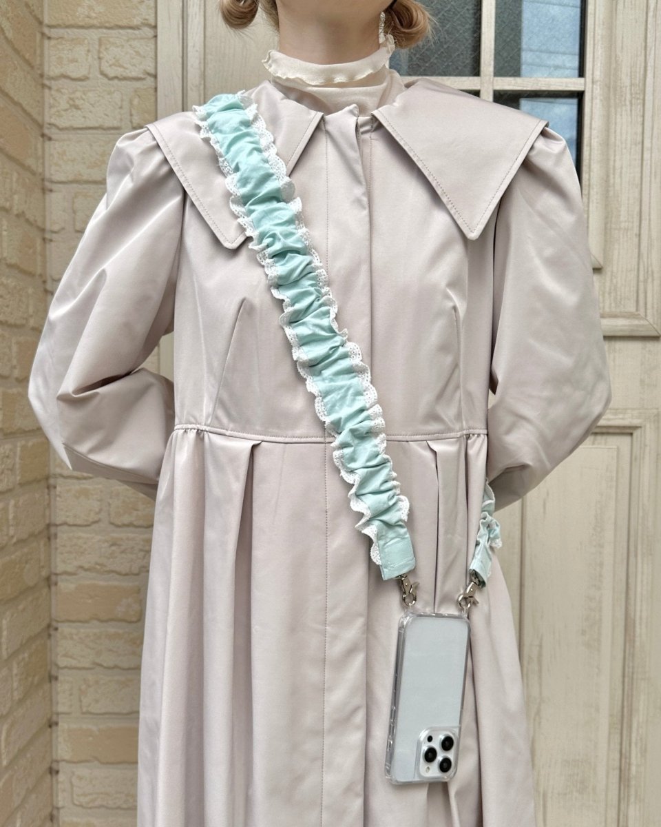 pastel lace shoulder strap - HEY,BUDDY