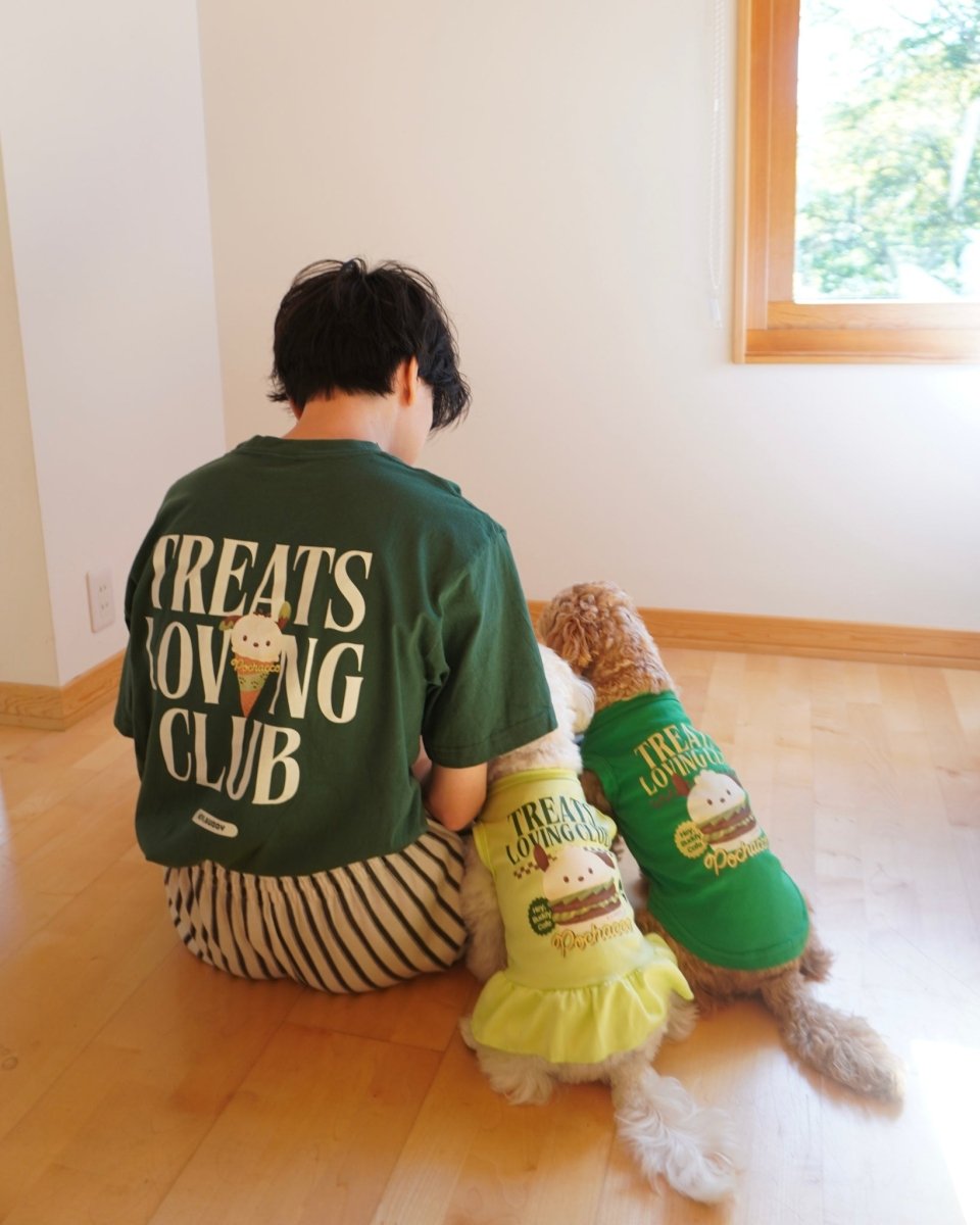 【POCHACCO】おやつ大好きくらぶ。ペアTシャツ - HEY,BUDDY