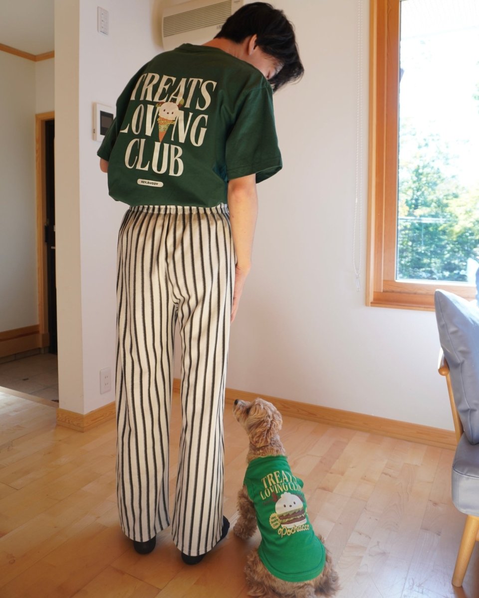 【POCHACCO】おやつ大好きくらぶ。ペアTシャツ - HEY,BUDDY