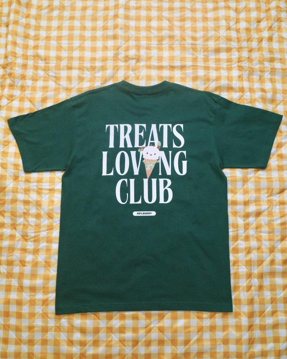 【POCHACCO】おやつ大好きくらぶ。ペアTシャツ - HEY,BUDDY