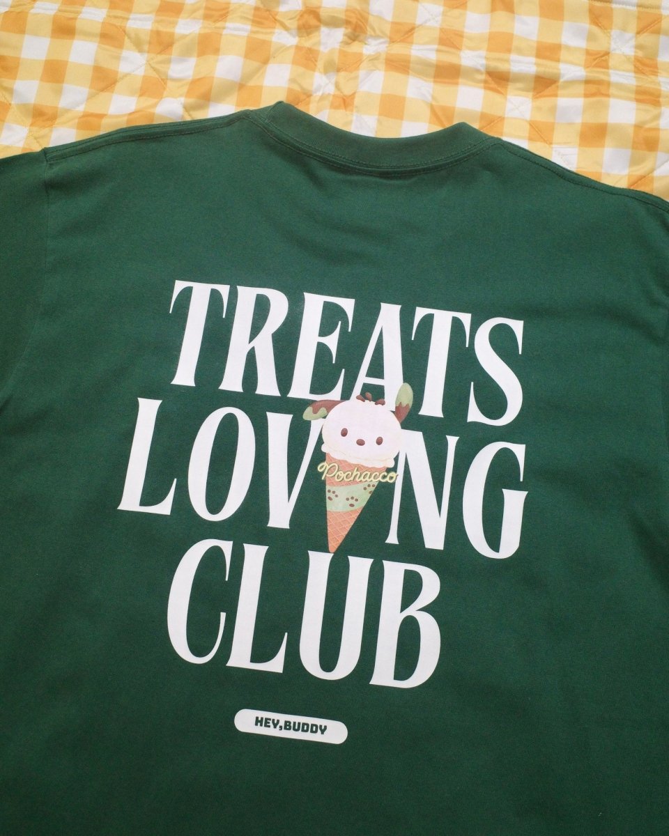 【POCHACCO】おやつ大好きくらぶ。ペアTシャツ - HEY,BUDDY