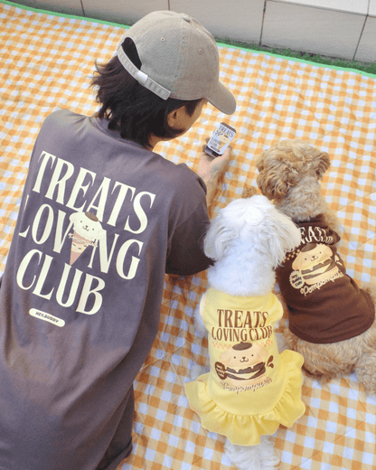 【POMPOMPURIN】おやつ大好きくらぶ。ペアTシャツ - HEY,BUDDY