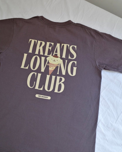 【POMPOMPURIN】おやつ大好きくらぶ。ペアTシャツ - HEY,BUDDY