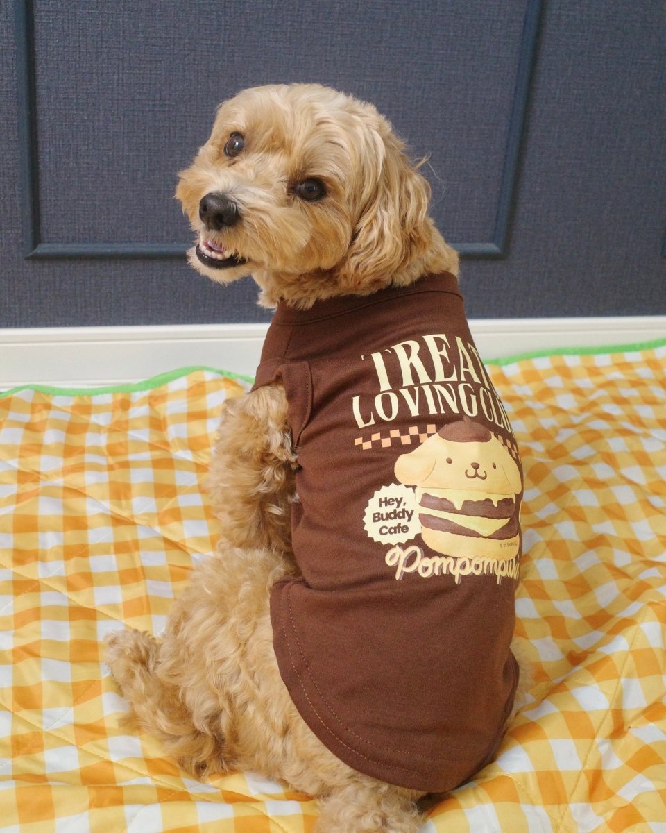 【POMPOMPURIN】おやつ大好きくらぶ。Tシャツ - HEY,BUDDY