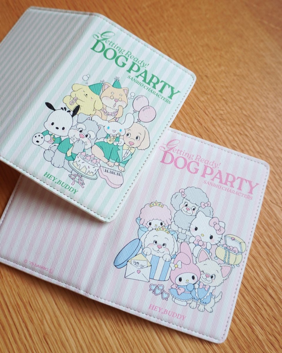 【SANRIO CHARACTERS】DOG PARTY 診察カード ＆パスポートケース - HEY,BUDDY