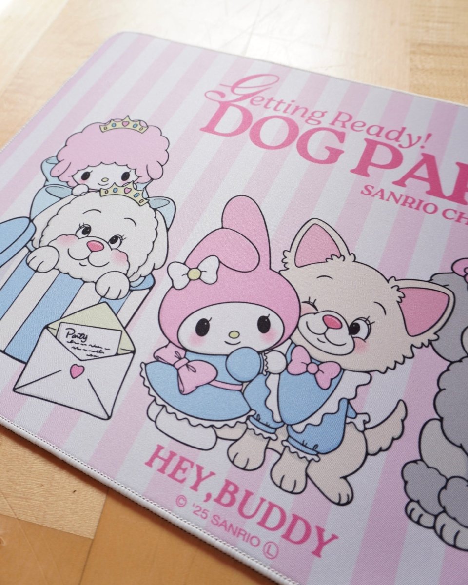 【SANRIO CHARACTERS】DOG PARTY フード＆デスクマット - HEY,BUDDY