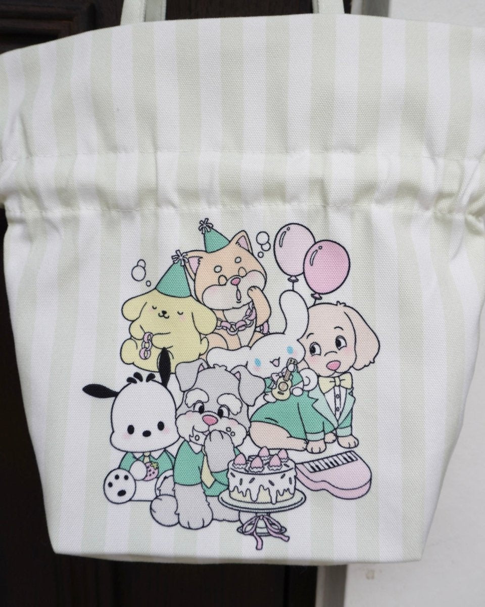 【SANRIO CHARACTERS】DOG PARTY 巾着バッグ - HEY,BUDDY
