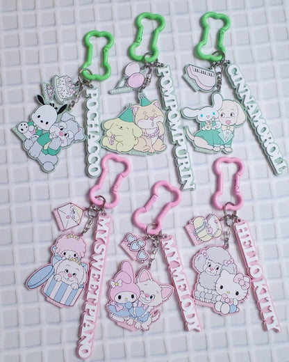 【SANRIO CHARACTERS】DOG PARTY アクリルキーホルダー - HEY,BUDDY