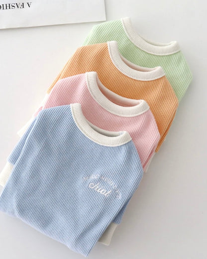 シャーベットワッフルTシャツ - HEY,BUDDY