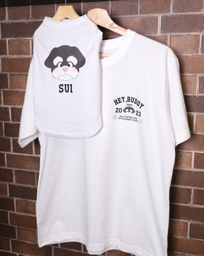 うちの子スクールペアTシャツ - HEY,BUDDY