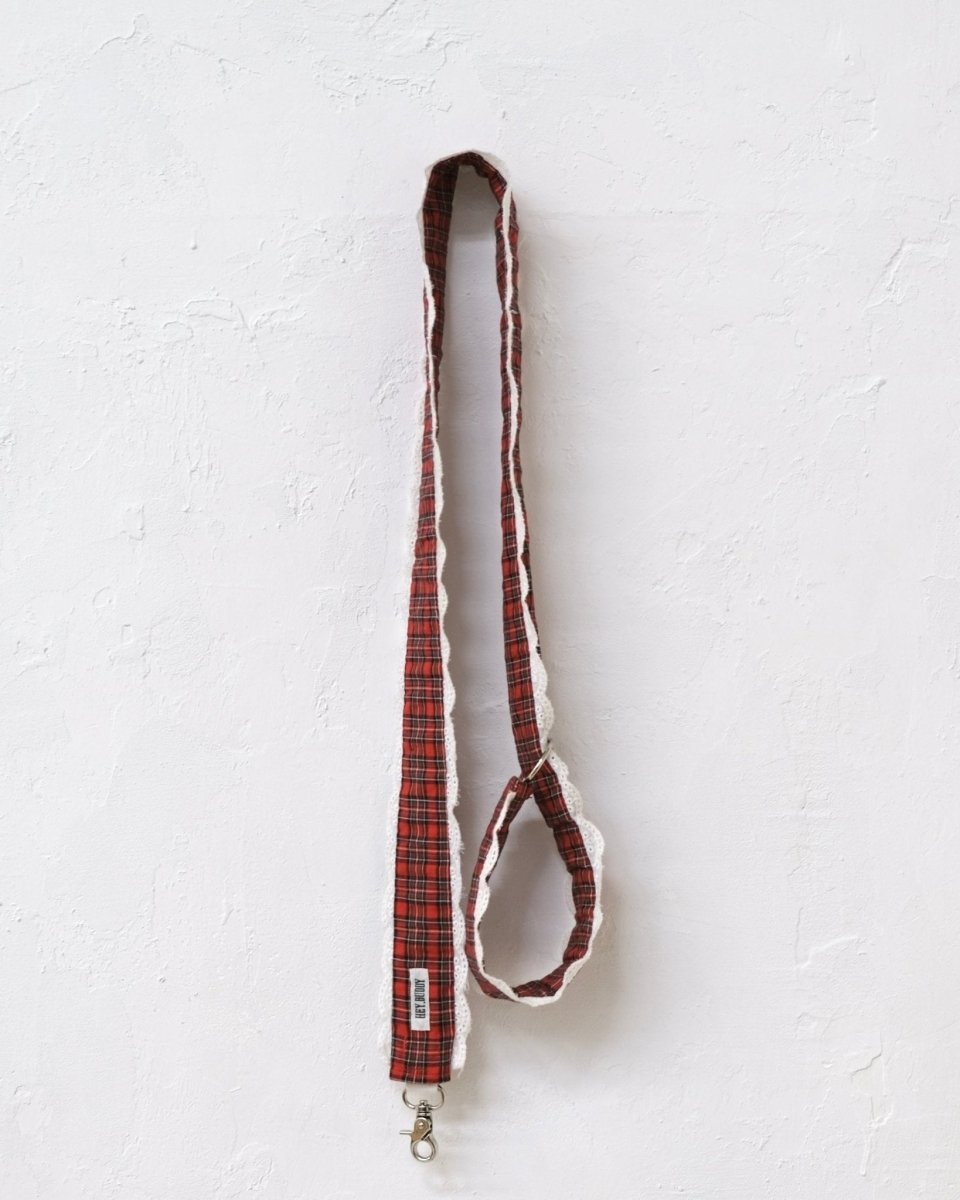 trad lace 2way leash - HEY,BUDDY