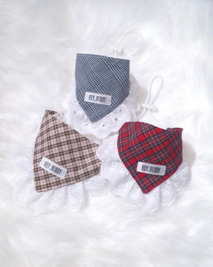 trad lace babushuka / bib FOR DOG - HEY,BUDDY