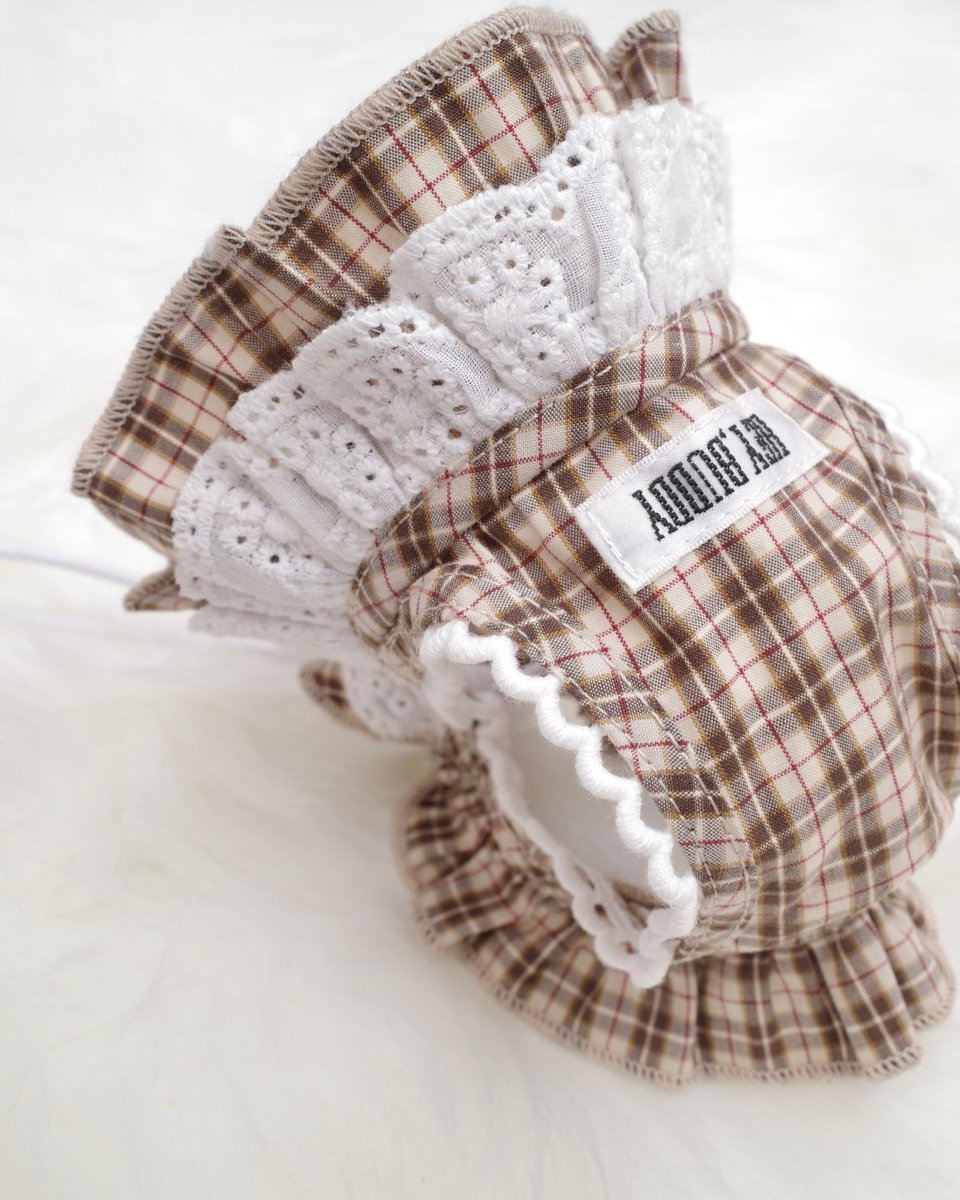 trad lace bonnet - HEY,BUDDY