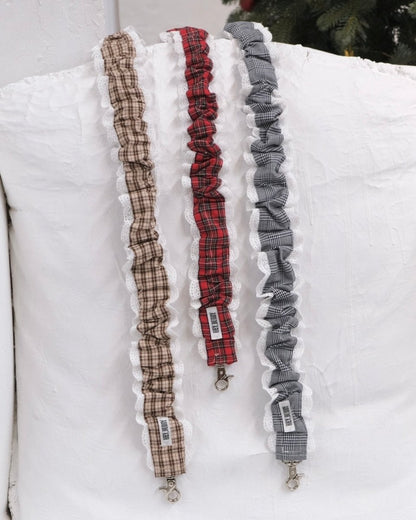 trad lace shoulder strap - HEY,BUDDY