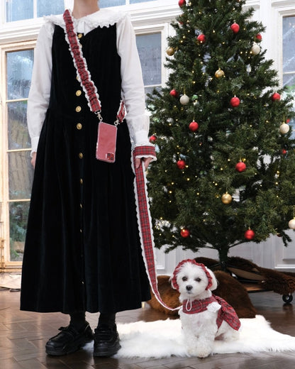 trad lace shoulder strap - HEY,BUDDY