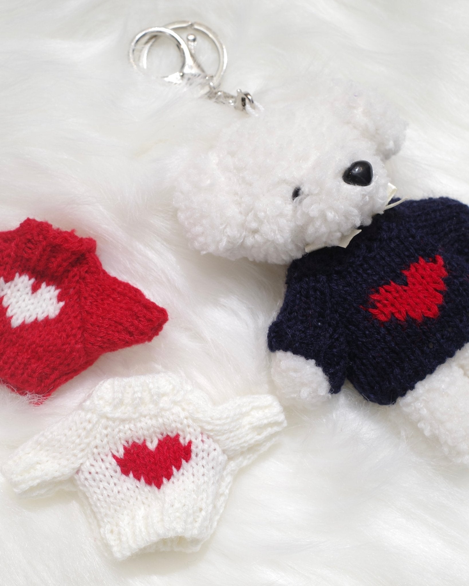 valentine mini knit - for keyholder - HEY,BUDDY