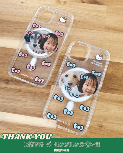 ViVi掲載【HELLO,KITTY】リボンスマホケース - MagSafe対応 - HEY,BUDDY