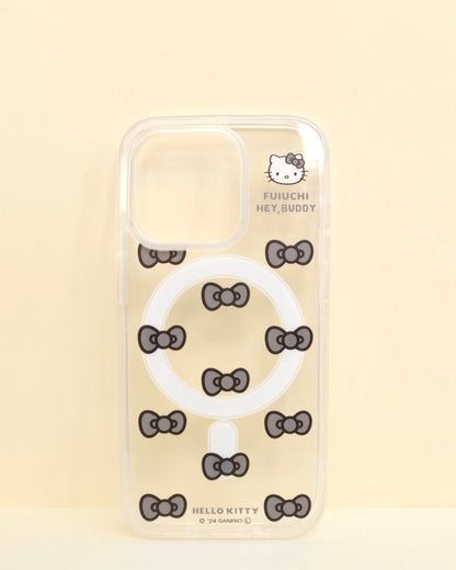 ViVi掲載【HELLO,KITTY】リボンスマホケース - MagSafe対応 - HEY,BUDDY