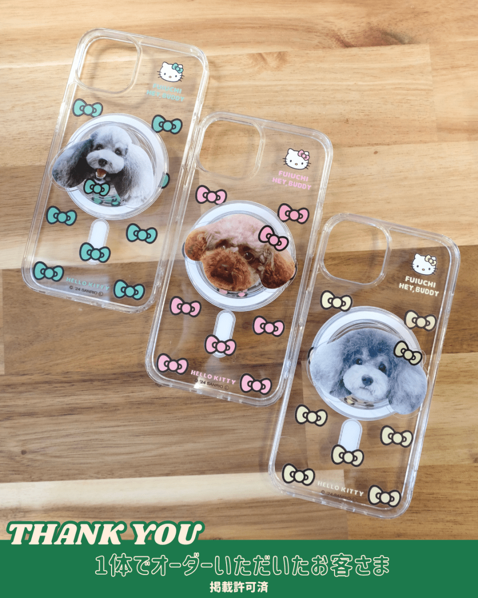 ViVi掲載【HELLO,KITTY】リボンスマホケース - MagSafe対応 - HEY,BUDDY