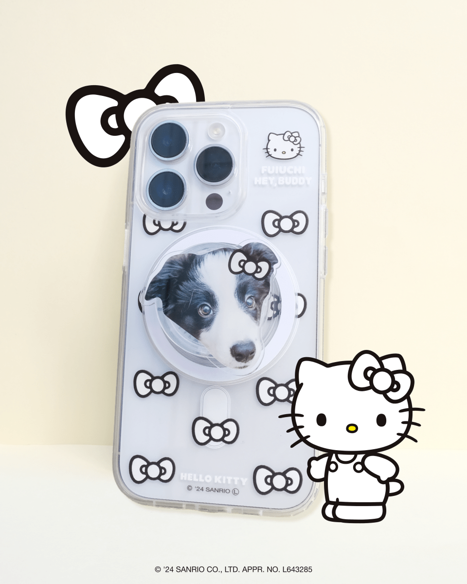 ViVi掲載【HELLO,KITTY】リボンスマホケース - MagSafe対応 - HEY,BUDDY