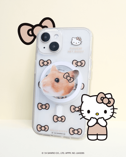 ViVi掲載【HELLO,KITTY】リボンスマホケース - MagSafe対応 - HEY,BUDDY