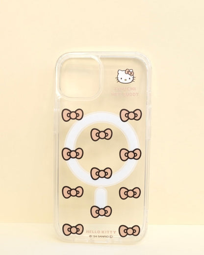 ViVi掲載【HELLO,KITTY】リボンスマホケース - MagSafe対応 - HEY,BUDDY