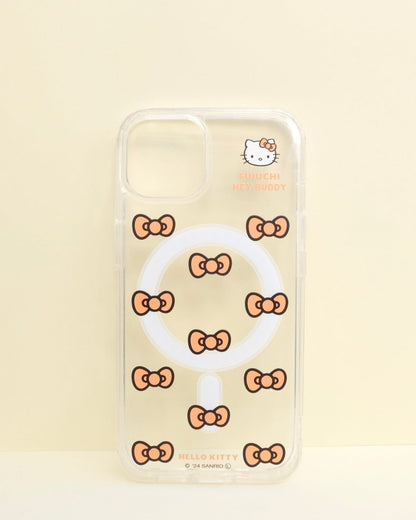 ViVi掲載【HELLO,KITTY】リボンスマホケース - MagSafe対応 - HEY,BUDDY