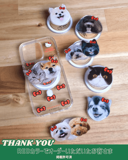 ViVi掲載【HELLO,KITTY】リボンスマホケース - MagSafe対応 - HEY,BUDDY