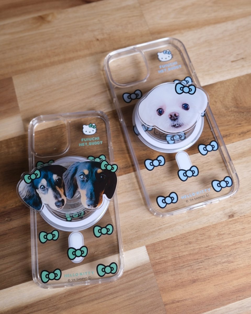 ViVi掲載【HELLO,KITTY】リボンスマホケース - MagSafe対応 - HEY,BUDDY