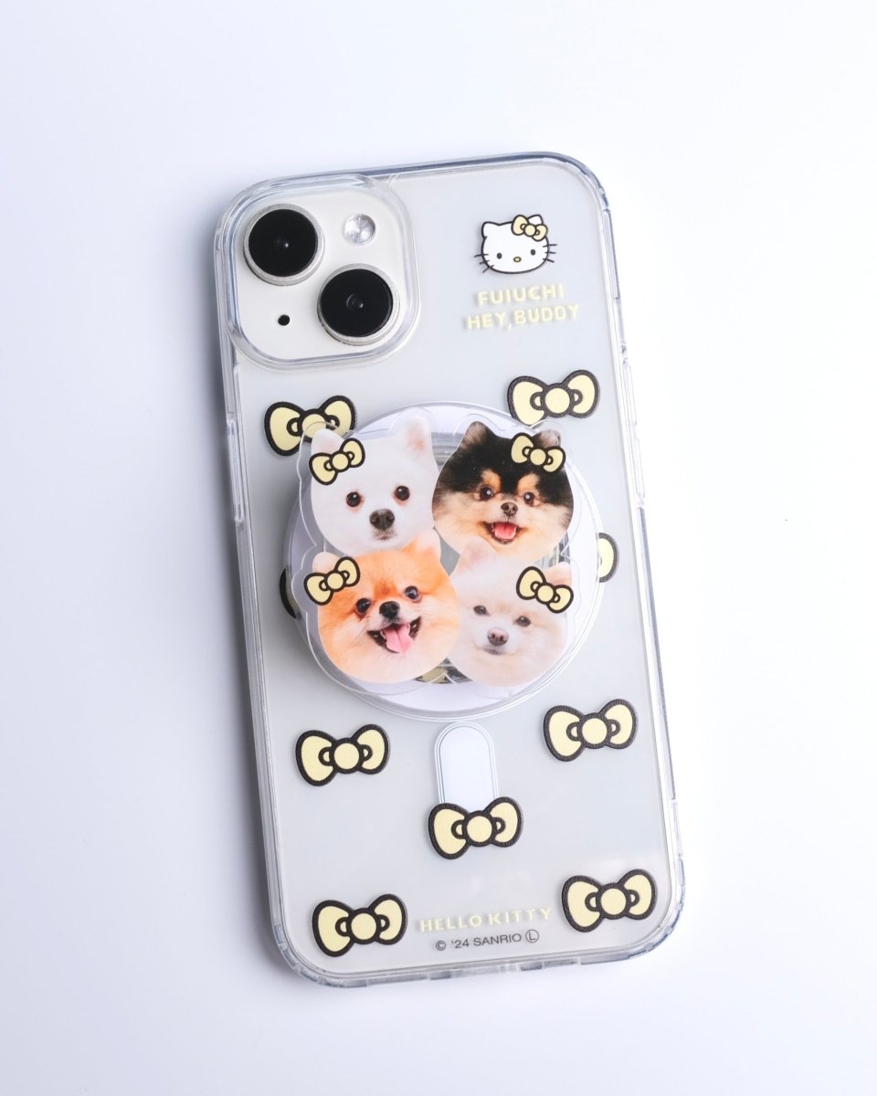 ViVi掲載【HELLO,KITTY】リボンスマホケース - MagSafe対応 - HEY,BUDDY