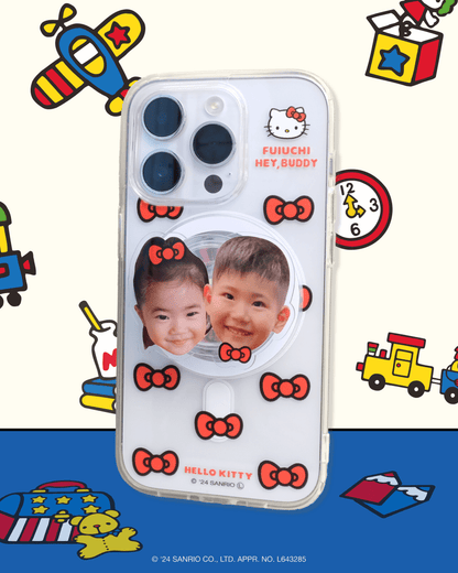ViVi掲載【HELLO,KITTY】リボンスマホケース - MagSafe対応 - HEY,BUDDY