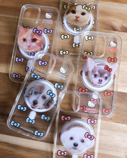 ViVi掲載【HELLO,KITTY】リボンスマホケース - MagSafe対応 - HEY,BUDDY