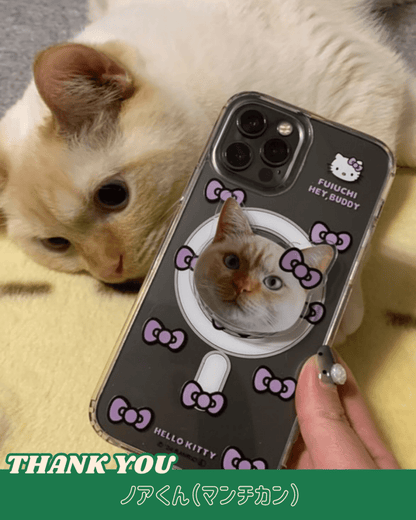 ViVi掲載【HELLO,KITTY】リボンスマホケース - MagSafe対応 - HEY,BUDDY