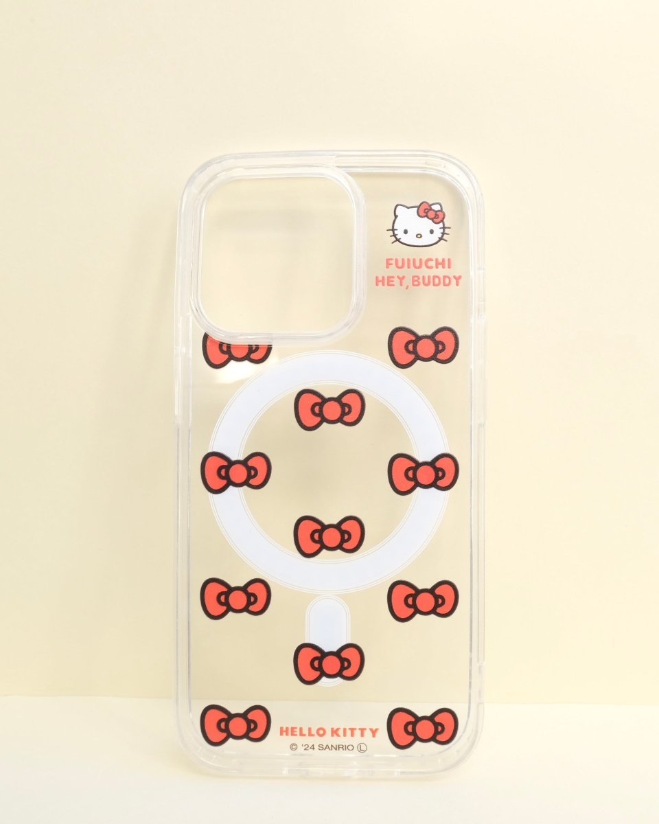 ViVi掲載【HELLO,KITTY】リボンスマホケース - MagSafe対応 - HEY,BUDDY