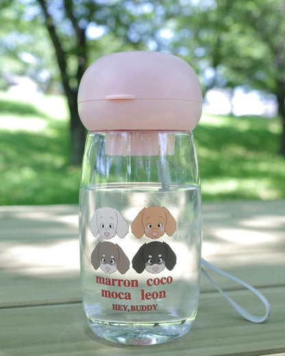 water bottle - 550ml - HEY,BUDDY