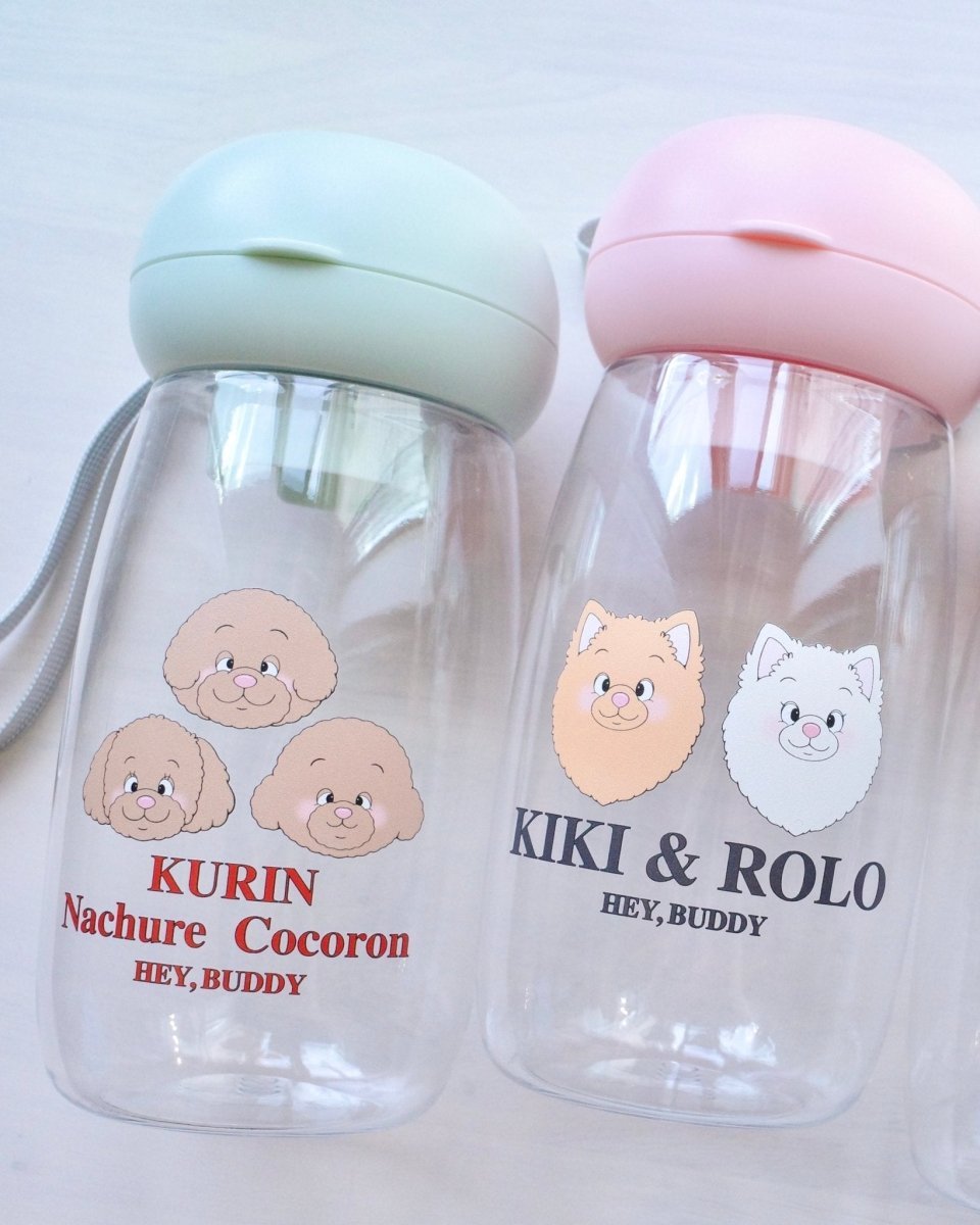 water bottle - 550ml - HEY,BUDDY