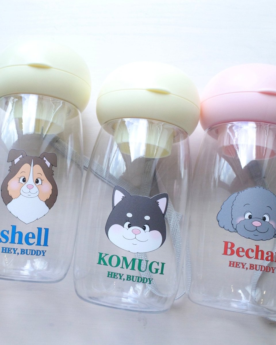 water bottle - 550ml - HEY,BUDDY