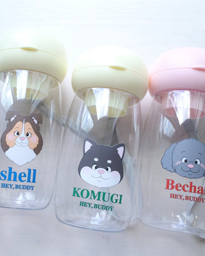 water bottle - 550ml - HEY,BUDDY