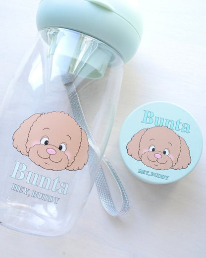 water bottle - 550ml - HEY,BUDDY