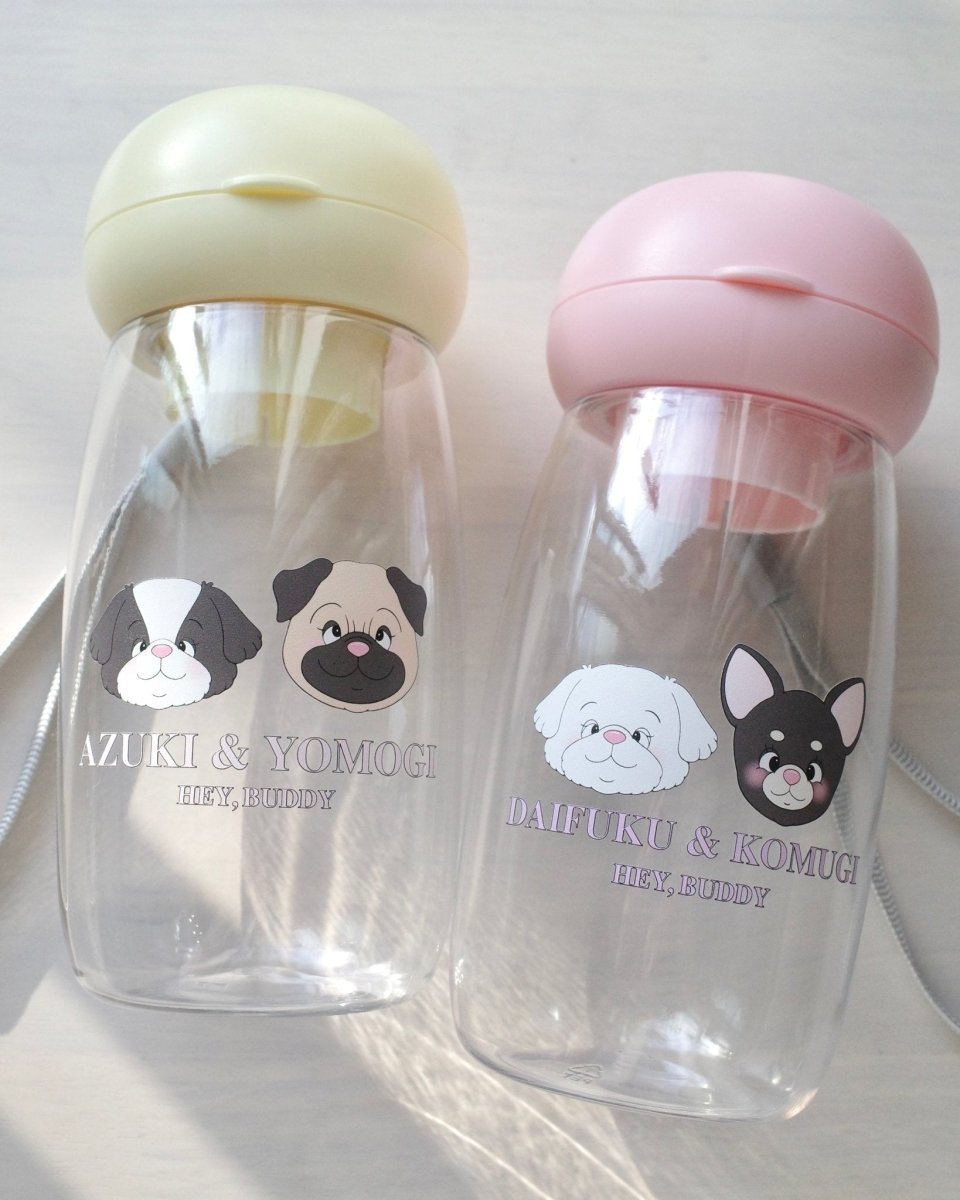 water bottle - 550ml - HEY,BUDDY